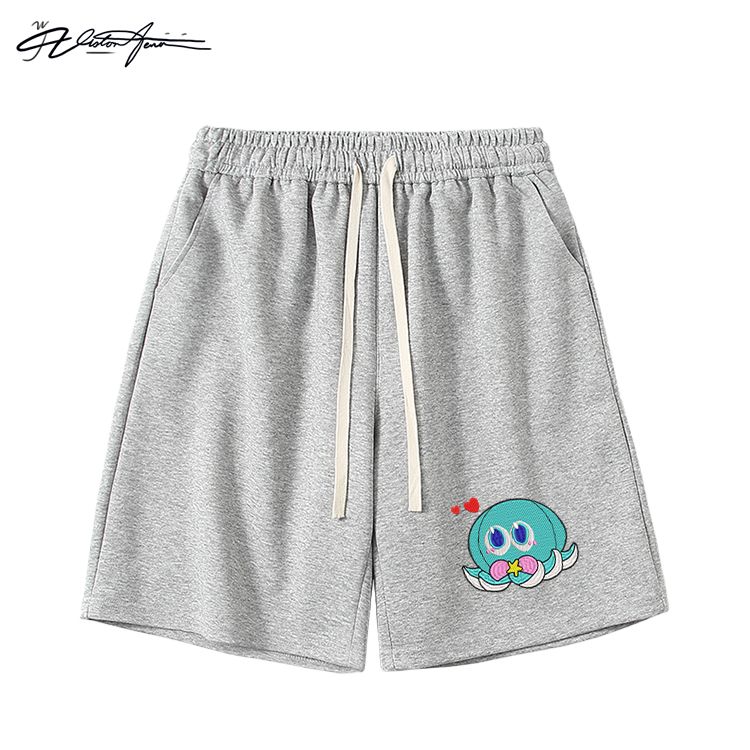 【刺绣】张杰同款八爪鱼刺绣短裤粉丝应援夏季宽松休闲百搭运动