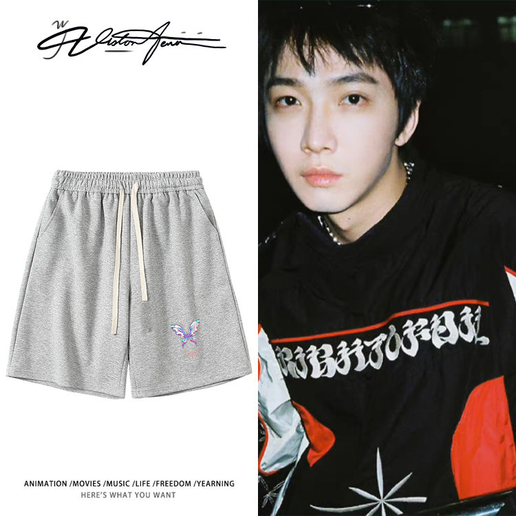 TizzyT蝴蝶效应巡回演唱会粉丝应援短裤夏季宽松休闲百搭透气