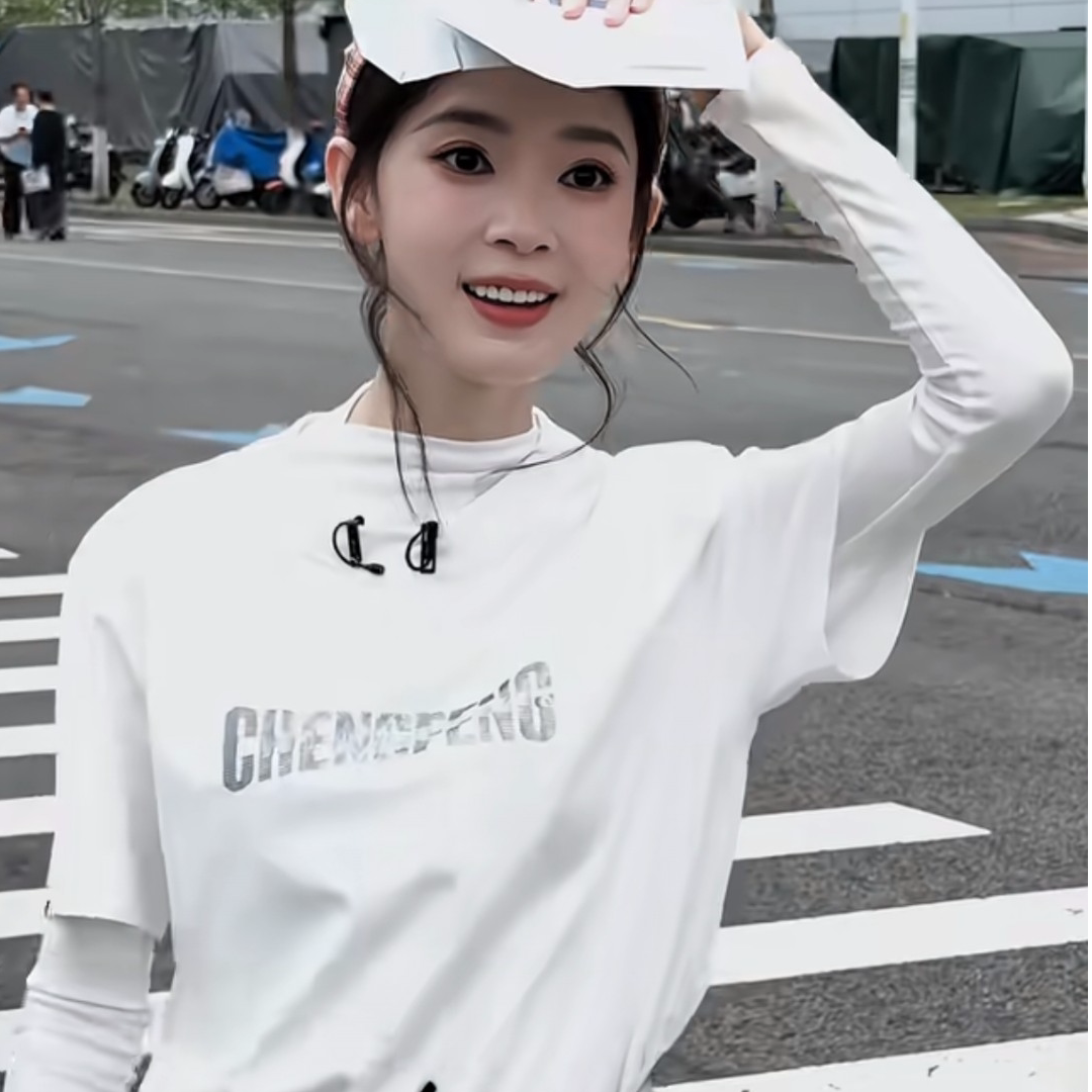【亮片款】乘风破浪的姐姐2026陈瑶同款纯棉短袖T恤夏季重磅宽松