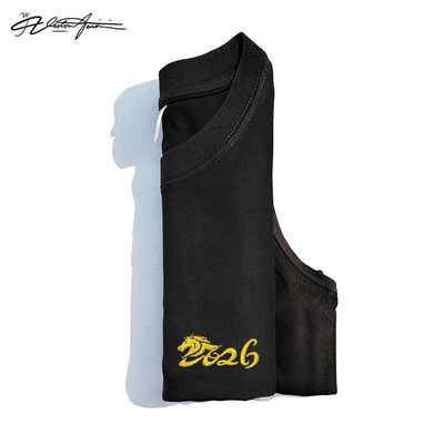 【刺绣】“2026”字样马国潮刺绣潮纯棉无袖背心男女同款夏季透气
