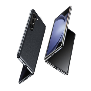 三星fold5手机壳新款素皮Galaxy Z Fold5折叠屏保护套fold4真皮网红超薄防摔高级感W23全包壳膜一体fold3外壳