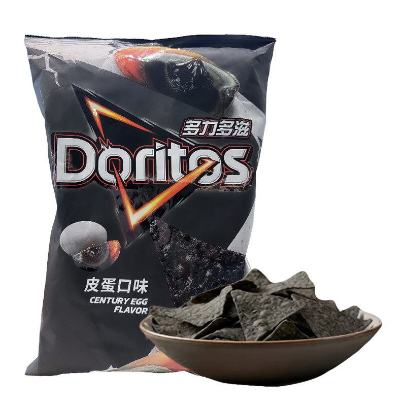 台湾版进口限定款多力多滋玉米片皮蛋味膨化大礼包薯片休闲零食品