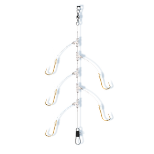 串钩钓组鲫鱼防缠绕三钩串钩线组黄辣丁金袖丸世海钓串钩抛竿筏竿