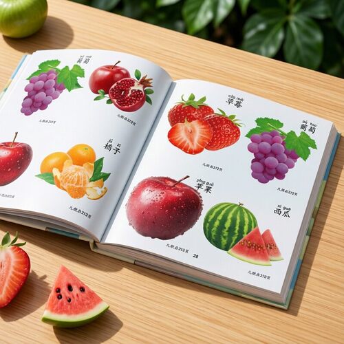 幼儿看图识字识物1000例认知书