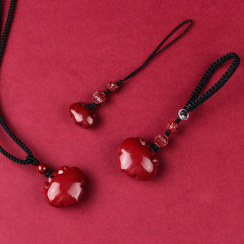 朱砂全新吊坠项链护身符挂件