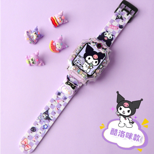 z10 Z6S儿童D2表带U5 Z7S Q3男女Z6pro可爱通用保护壳表套壳 z8a 卡通公仔diy表带适用小天才电话手表z11