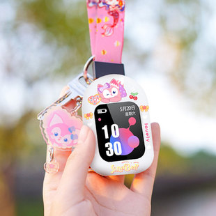 6x配件挂绳小米卡通保护套通用2S 4C挂脖套6 U1外壳表套男女挂脖子 适用小米米兔儿童电话手表表带5c