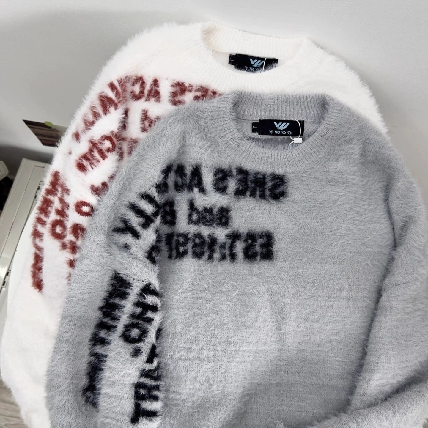 美式复古软糯中大童字母毛衣秋冬加厚保暖慵懒风仿貂毛针织衫外套,童装/婴儿装/亲子装,毛衣/针织衫,淘宝优惠券,粉丝福利购,淘宝优惠卷