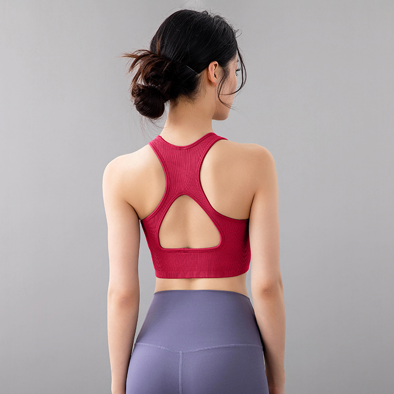 运动内衣女舒适防震跑步训练背心外穿美背胖mm大码瑜伽服健身文胸