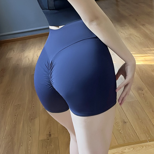 蜜桃臀健身短裤女运动三分