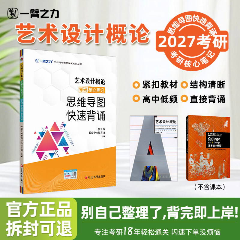 思维导图快速背诵艺术设计概论