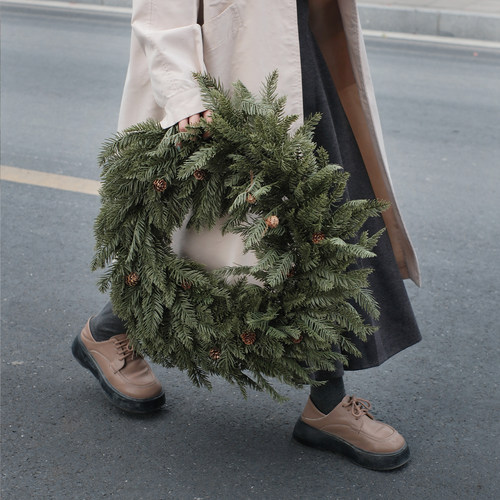 【博主推荐】圣诞装饰花环藤条