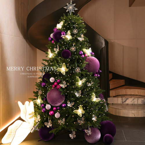 【博主推荐】高级感紫色圣诞树