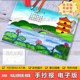 小学生三年级语文古诗饮湖上初晴后雨诗配画手抄报A3A48K电子模板