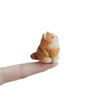 幼儿园手工区儿童木工坊diy小狗小猫创意木雕摆件美工区域角投放