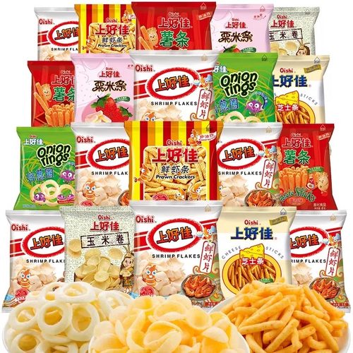 上好佳鲜虾片膨化零食