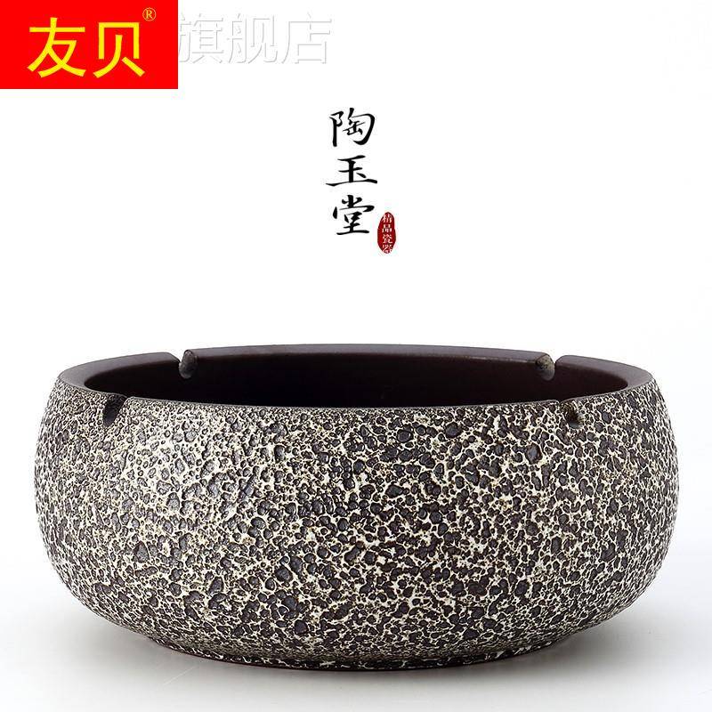 茶几垃圾果壳盆中式垃圾缸创意物盒时尚客厅烟缸家用办公室大号缸