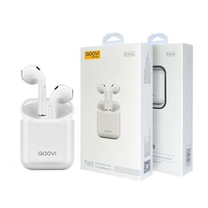 QOOVI品牌蓝牙耳机智能无线入耳式降噪 安卓苹果通用耳塞超长待机