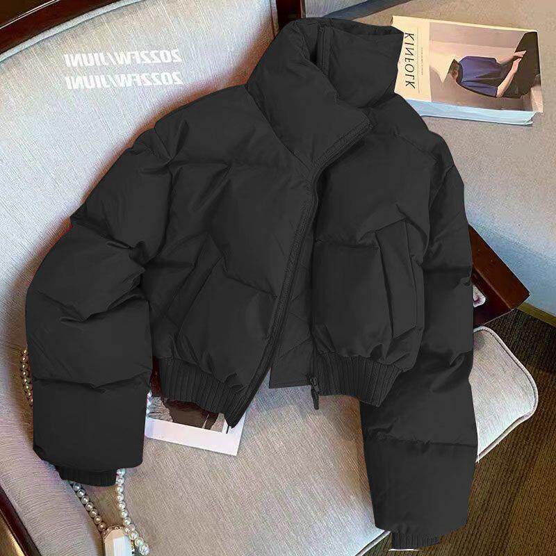 2025经典时尚宽松加厚棉袄棉服女冬季百搭显瘦棉衣面包服外套潮女