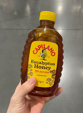 澳大利亚CAPILANO康蜜乐蜂蜜1kg桉树蜜山姆代购