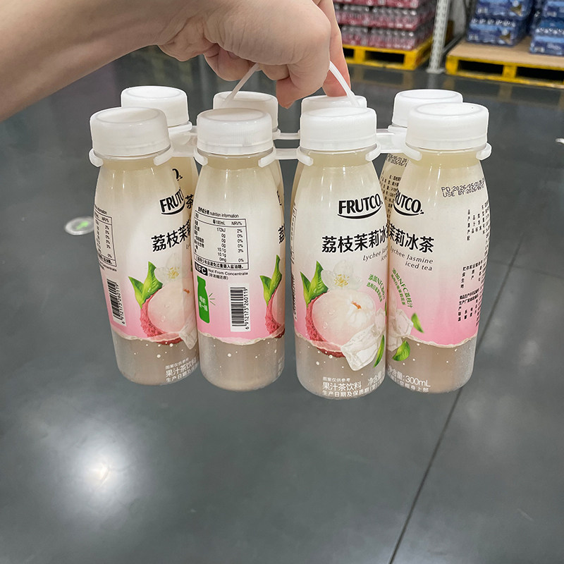 NFC荔枝茉莉冰茶300ml*8冰镇饮料白毫茉莉绿茶荔枝汁山姆超市