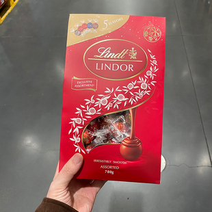 瑞士莲软心臻选巧克力分享装 780g牛奶巧克力黑巧零食山姆代购