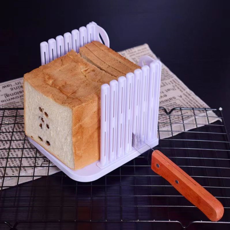 吐司切割器方包土司分片面包切片器切片架切蛋糕烘焙工具厨房用品