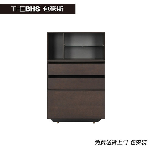 包豪斯配餐柜组合餐厅专用储物柜家用储物柜一体现代简约款80cm