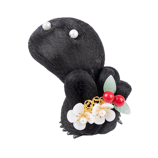 儿童古风汉服假发包古装抓夹头饰敦煌演出嫦娥造型唐风发髻发饰