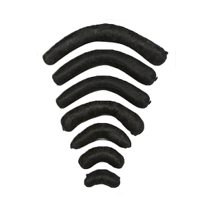 古装汉服假发全丝抱面软垫发包发夹款可弯曲圆牛角棒古风垫发条