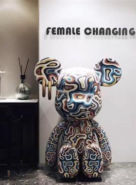 玻璃钢雕塑定制卡通人物形象吉祥物商场美陈网红户外景观大摆件