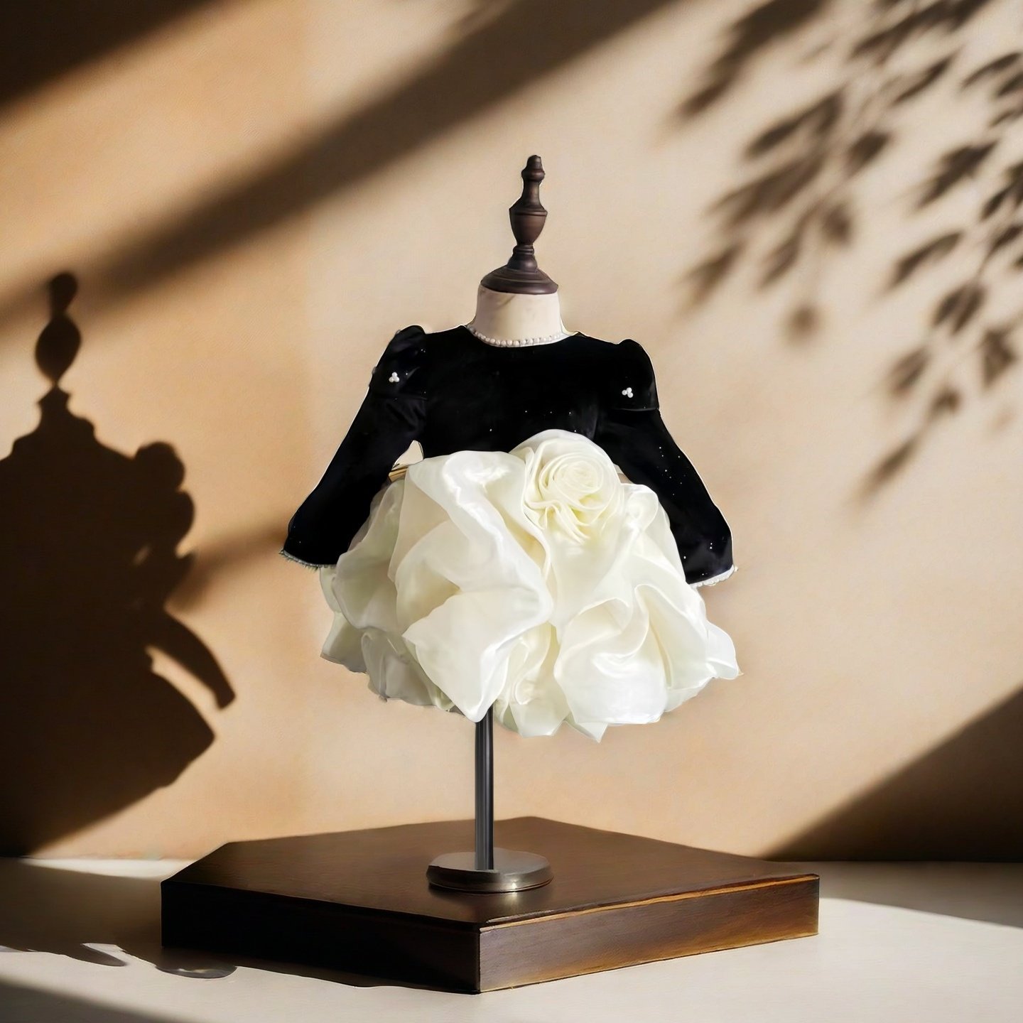 女童礼服黑色高端轻奢小众洋气女宝宝生日绝美公主裙高级日常客穿,童装/婴儿装/亲子装,儿童礼服,淘宝优惠券,粉丝福利购,淘宝优惠卷