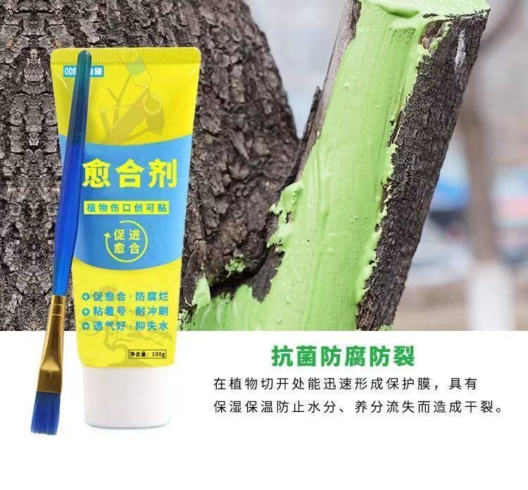 植物树木伤口愈合剂盆景造型果树嫁接月季兰花剪枝树桩皮切口修复