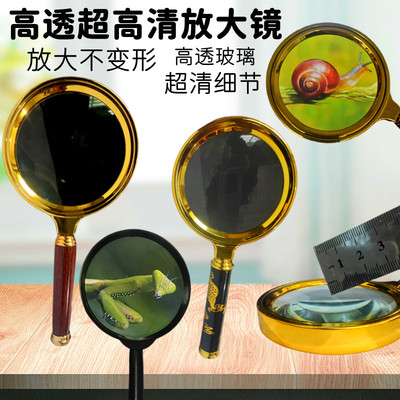 儿童超高清放大镜小学生用幼儿园宝宝防摔玩具科学户外观察昆虫植