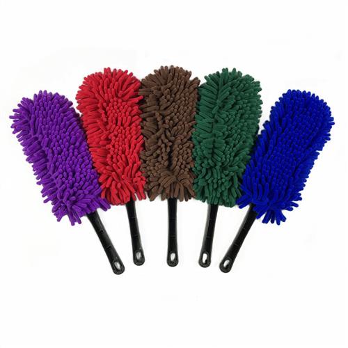 雪尼尔小号车刷汽车除尘掸刷子短柄软毛蜡刷拖把洗车工具小号