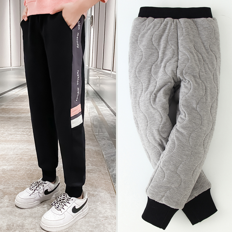 加厚过冬北方纯棉内里保暖裤子