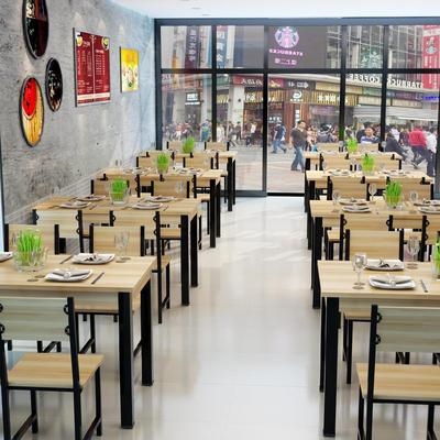 室内桌椅组合酒店多色阅读室店长沙县小吃店凳子烧烤