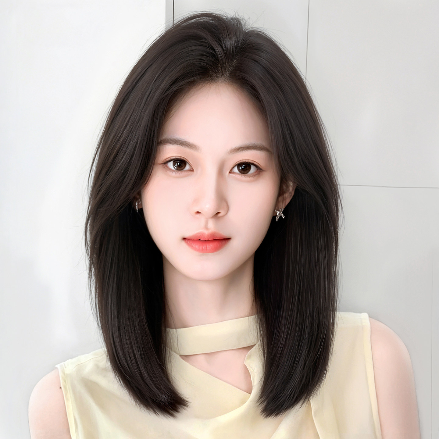 【透气无痕】气质锁骨发假发头套