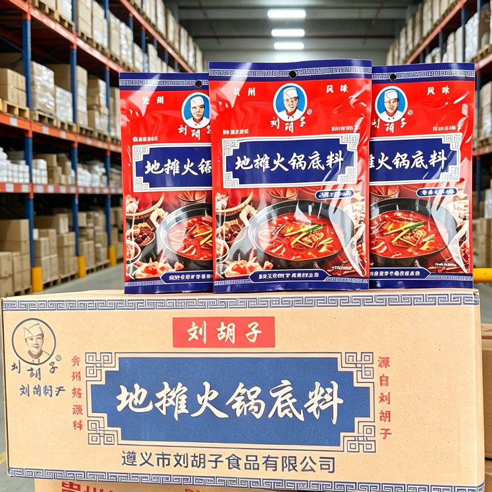 刘胡子地摊火锅底料贵州遵义特产袋装火锅调料正