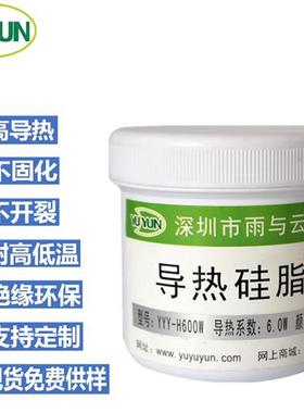 导热硅脂1.0 2.0 3.0 4.0 5.0 6.0W白色灰色led散热膏 导热硅胶