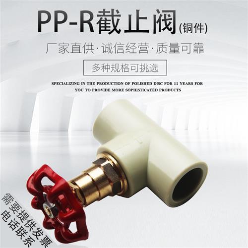 PPR截止阀1寸32加厚热熔水暖管材4分20闸阀6分25螺旋升降阀芯配件