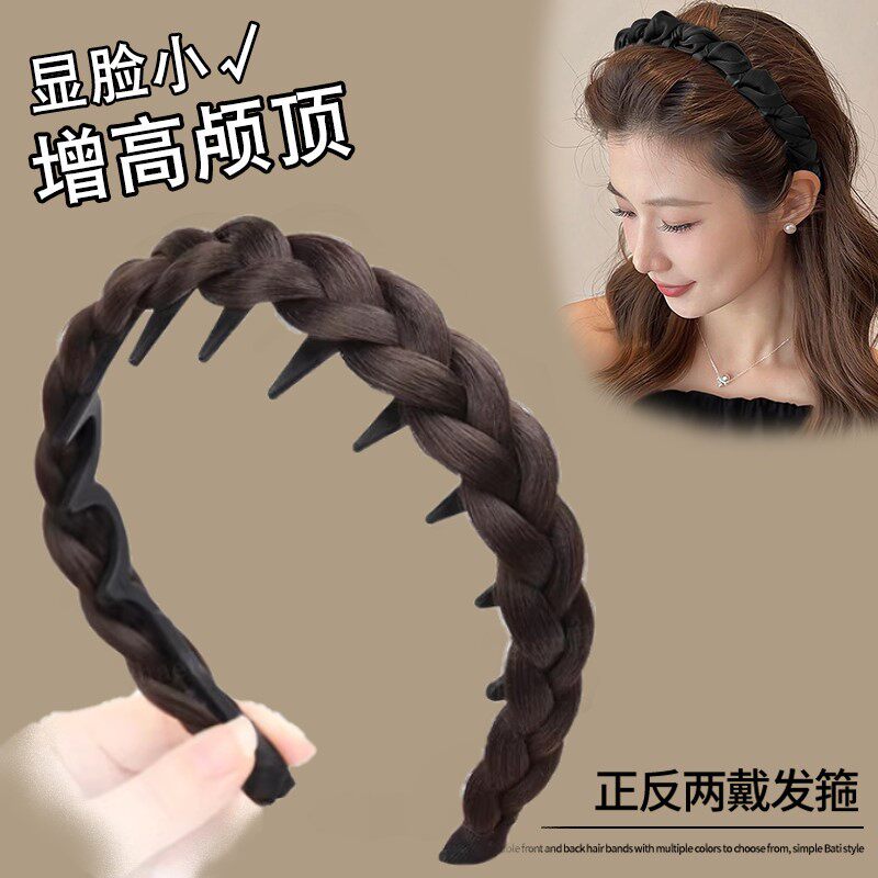 假发波浪带齿防滑发箍假发高级感日常外戴洗脸压发头箍高颅顶发卡