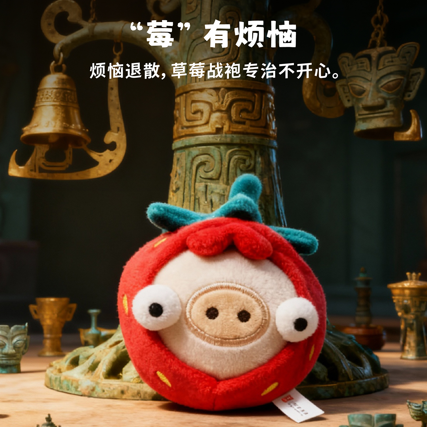 三星堆博物馆文创神兽毛绒玩具