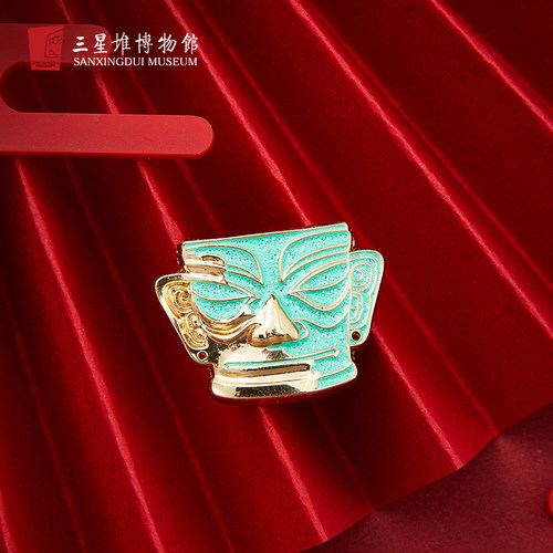 三星堆博物馆纪念品徽章生日礼物