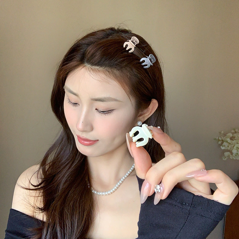 迷你小抓夹发饰少女气质前额刘海夹时尚小号发夹边夹可爱夹子头饰