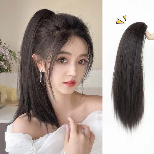 凌小姐隐形无痕抓夹高马尾