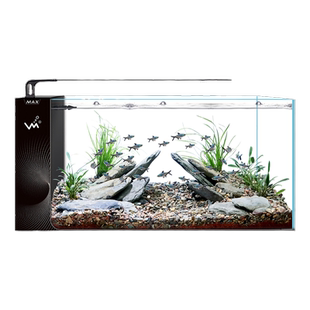 超白玻璃鱼缸客厅2026新款侧滤南溪流缸造景懒人大鱼缸水草水族箱