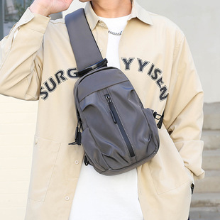 单肩包肩包斜挎2022胸包男士 男包多功能挎包潮男休闲 背包夏季