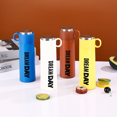 水杯玻璃杯定制logo家用带盖便携牛奶果汁饮料可乐杯礼品广告杯子