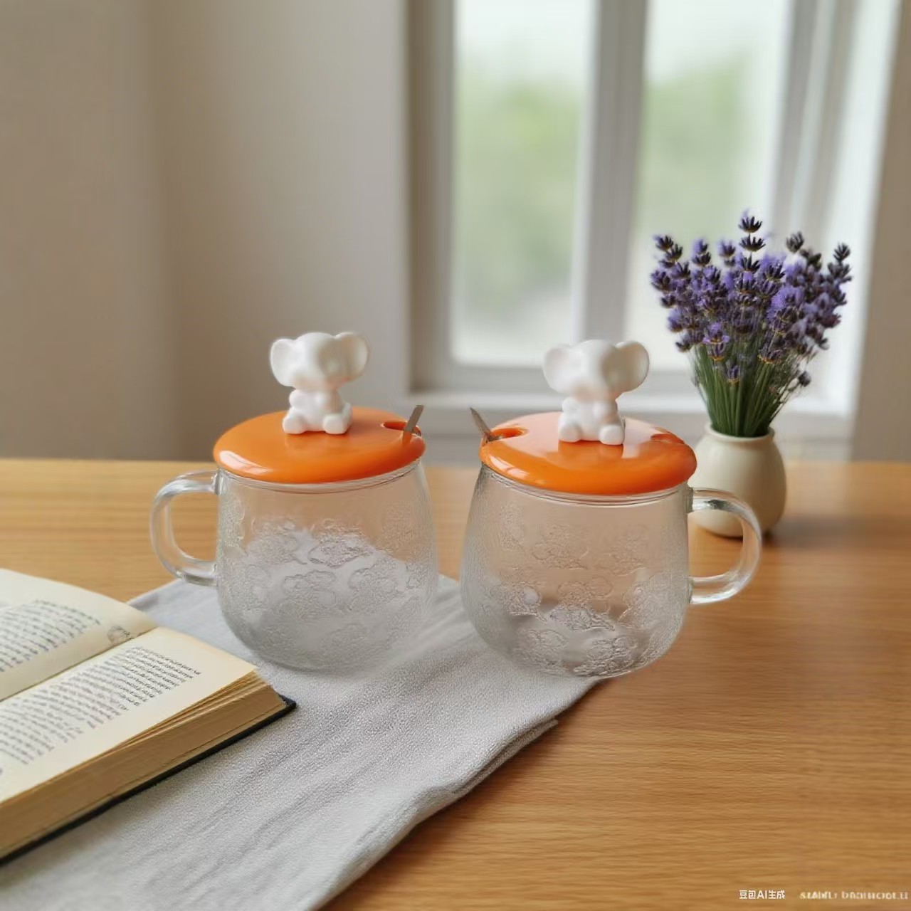 水杯玻璃杯马克杯定制logo高颜值